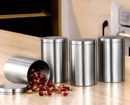 Stainless Steel Car Box Jar Tea